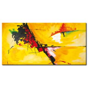 Canvas Print Abstract: Sunny and colourful