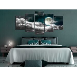 Canvas Print In the Moonlight: Sky at Night II