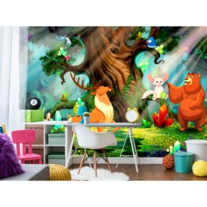 Wall mural For Children: Bear and Friends
