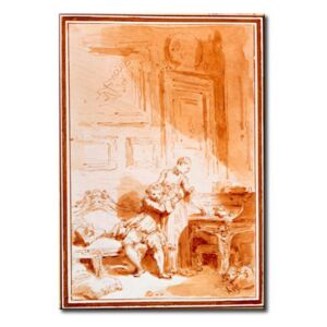 Canvas Print Jean-Honoré Fragonard: Contes