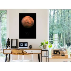 Canvas Print Minimalist: Mars (1 Part) Vertical