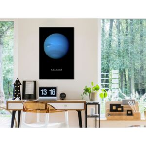 Canvas Print Minimalist: Neptune (1 Part) Vertical