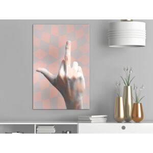 Canvas Print For Teenagers: F*ck You! (1 Part) Vertical