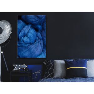 Canvas Print For Teenagers: Blue Worsted (1 Part) Vertical
