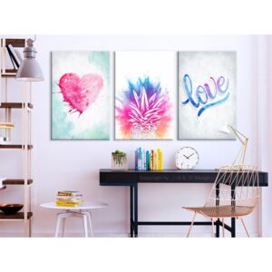 Canvas Print For Teenagers: Tropical Dust (3 Parts)