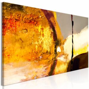 Canvas Print Abstract: Power of Fire (1 Part) Narrow
