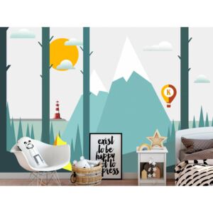 Wall mural For Children: On the Camping