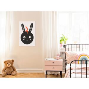 Canvas Print For Children: Rabbit Sees Everything (1 Part) Vertical