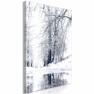 Canvas Print Trees: December (1 Part) Vertical