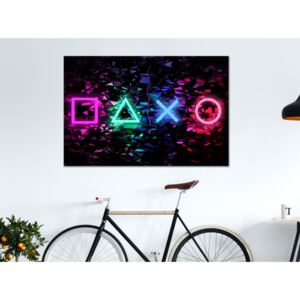 Canvas Print For Teenagers: Fun Symbols (1 Part) Wide