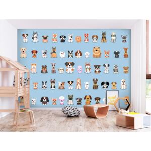 Wall mural For Children: Happy Crowd