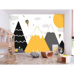 Wall mural For Children: Adventure in the Mountains