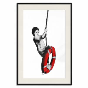Poster Banksy: Boy on Rope [Poster]