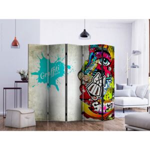 Room divider: Graffiti beauty II [Room Dividers]