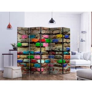 Room divider: Colourful Bricks II [Room Dividers]
