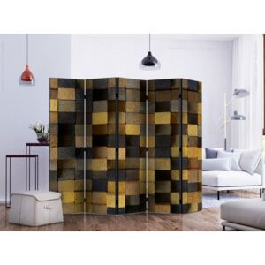 Room divider: Wooden cubes II [Room Dividers]