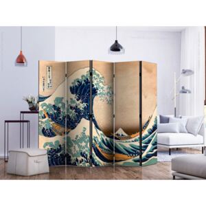 Room divider: Hokusai: The Great Wave off Kanagawa (Reproduction) II [Room Dividers]