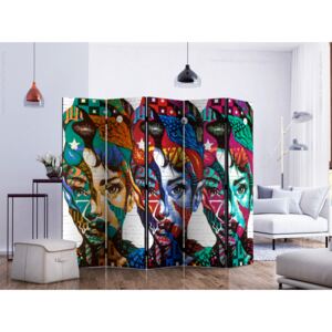 Room divider: Colorful Faces II [Room Dividers]