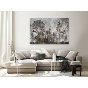 Canvas Print Forest: Symbiosis With Nature (1 Part) Wide
