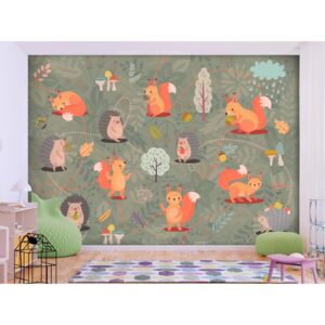 Wall mural For Children: Friends of the Forest