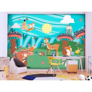 Wall mural For Children: Adventures in the Woods