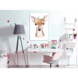 Canvas Print For Children: Little Roe Deer (1 Part) Vertical