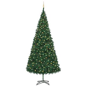Artificial Christmas Tree with LEDs&Ball Set 500 cm Green