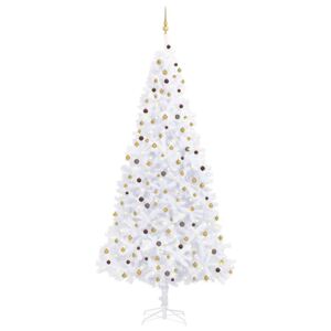 Artificial Christmas Tree with LEDs&Ball Set LEDs 300 cm White