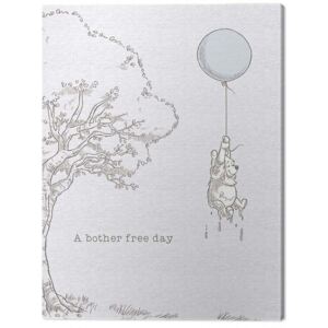 Canvas Print Winnie The Pooh - Bother Free, (60 x 80 cm)