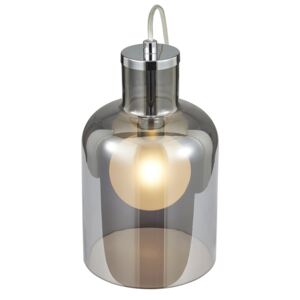 Jinx Table Lamp - Smoked Glass