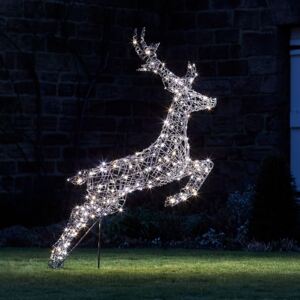 Regular Harlow Rattan Stag 3-in-1 Light Up Reindeer