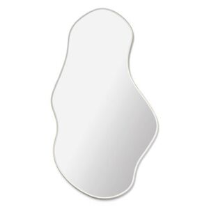 Pond Large Wall mirror - / 63.5 x 110 cm by Ferm Living Gold/Metal