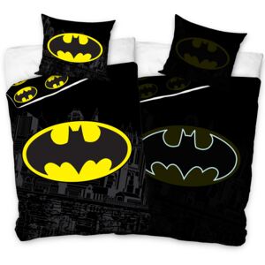 Batman Glow in the Dark 100% Cotton Single Duvet and Pillowcase Set -