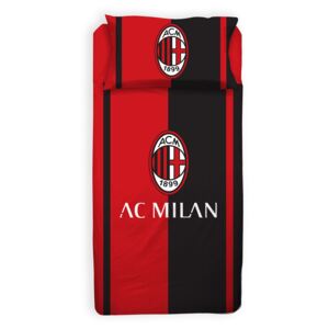 AC Milan Single Duvet Cover and Pillowcase Set - European Size