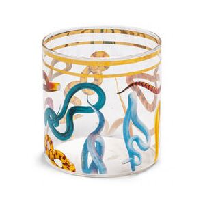 Toiletpaper - Snakes Glass - / H 8.5 cm by Seletti Multicoloured