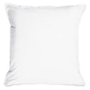 Pillowcase 65 x 65 cm - / 65 x 65 cm - Washed cotton percale by Au Printemps Paris White