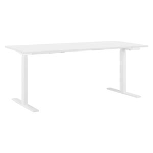 Beliani Adjustable Standing Desk 180 x 80 cm White UPLIFT II