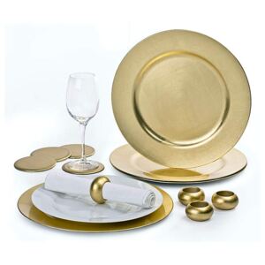 Charger Plate Set of 12 Gold