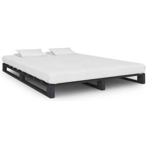 VidaXL Pallet Bed Frame Grey Solid Pine Wood 120x200 cm