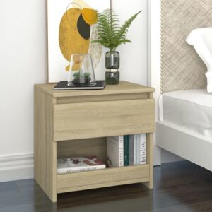 VidaXL Bedside Cabinet Sonoma Oak 40x30x39 cm Chipboard