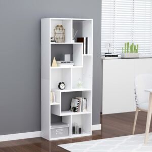 VidaXL Book Cabinet White 67x24x161 cm Chipboard