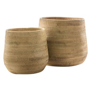 Anais Set of Two Rattan Baskets