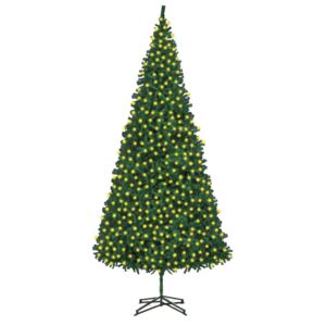 Artificial Christmas Tree with LEDs 500 cm Green