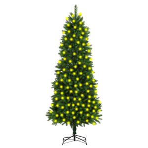 Artificial Christmas Tree with LEDs 240 cm Green