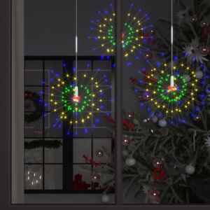 Outdoor Christmas Firework Lights 4pcs Multicolour 50cm 560 LEDs