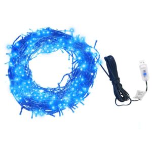 Light String with 400 LEDs Blue 40 m 8 Light Effects IP44
