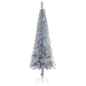 Slim Silver Christmas Tree With Stand