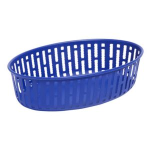 Panier Basket - / 25 x 16 cm - Steel by Hay Blue
