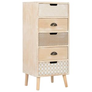VidaXL Chest of Drawers with 5 Drawers 40x35x95.5 cm