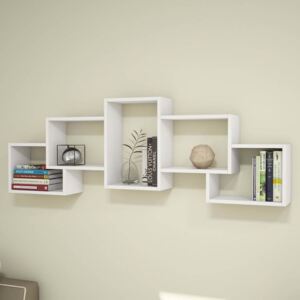 Homemania Wall Shelf Berril 164x22x55cm White